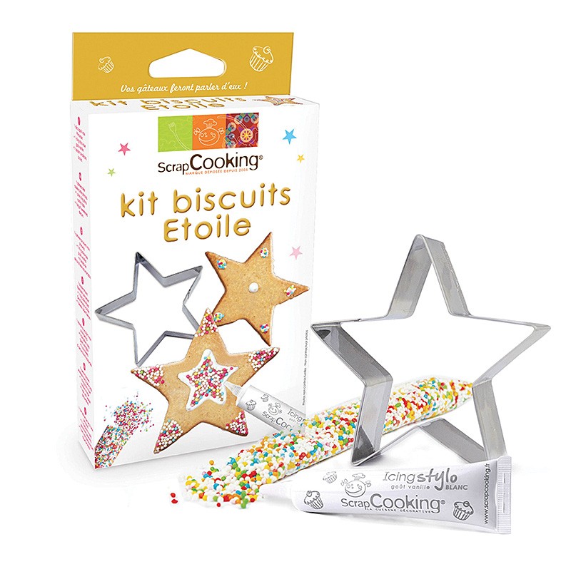 Kit Biscuit de Noël Étoile 8,8 cm Scrapcooking : achat, vente